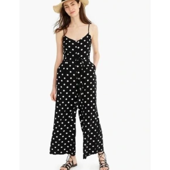 J Crew Black and White Jumpsuit - Picture 2 of 2